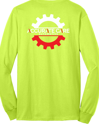 T-SHIRT Long Sleeve - Port & Co. Core Blend Tee PC55LS - Accurate Care Automotive