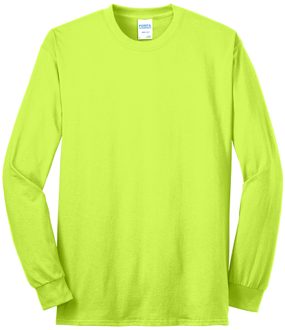 Economy T-Shirt - Long Sleeve - Core Blend Tee PC55LS - Technician Tees