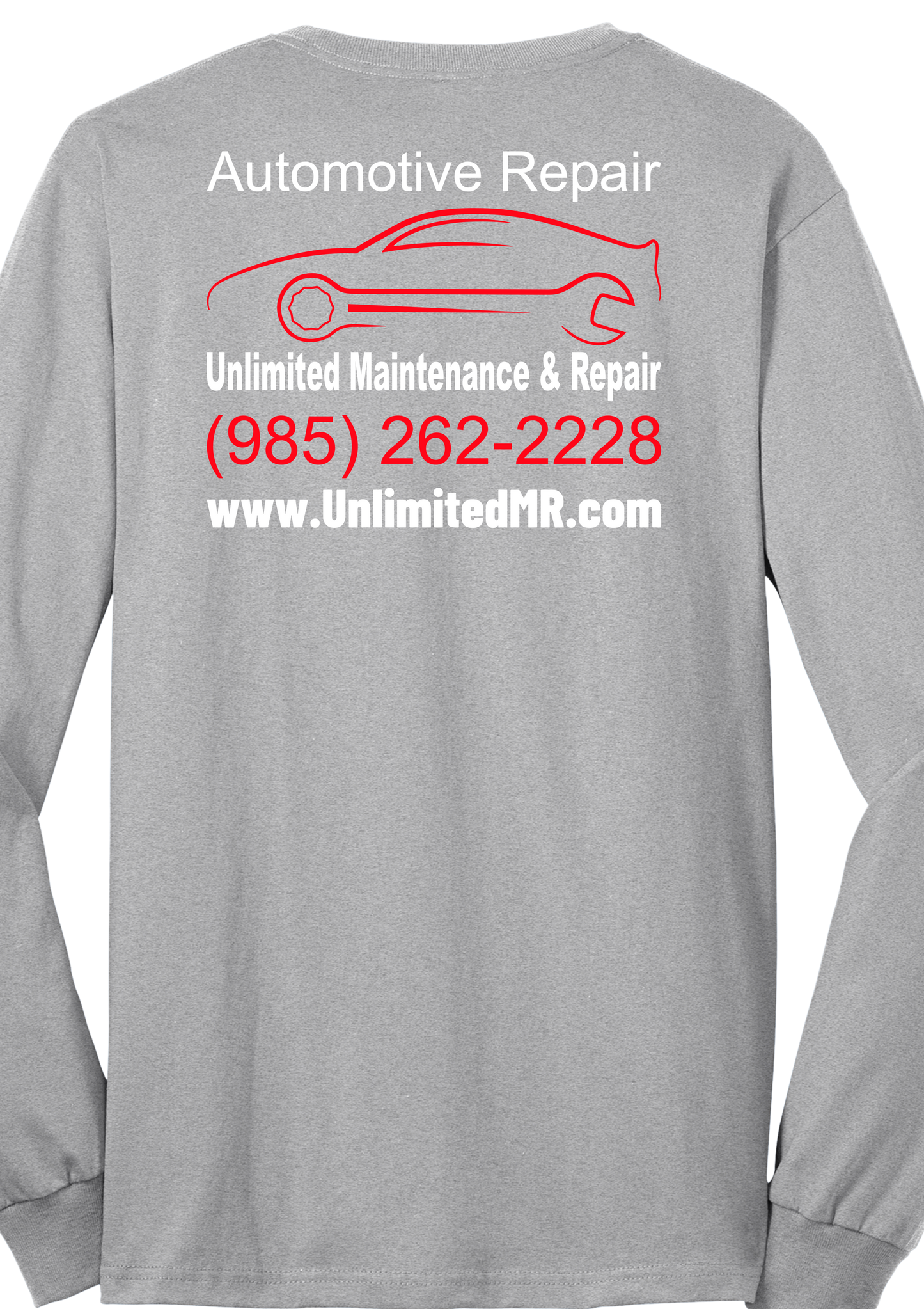 T-Shirt - Long Sleeve - Core Blend Tee PC55LS - Unlimited Maintenance and Repair