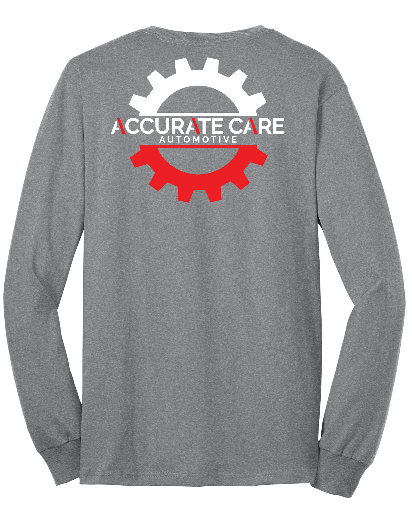 T-SHIRT Long Sleeve - Port & Co. Core Blend Tee PC55LS - Accurate Care Automotive