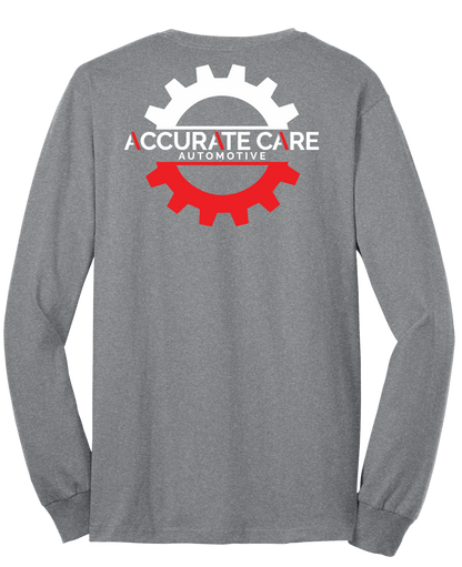 T-SHIRT Long Sleeve - Port & Co. Core Blend Tee PC55LS - Accurate Care Automotive