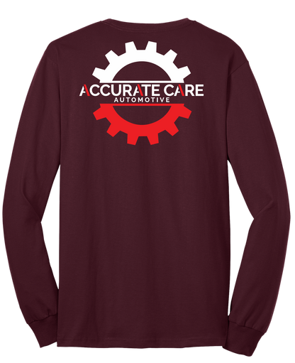 T-SHIRT Long Sleeve - Port & Co. Core Blend Tee PC55LS - Accurate Care Automotive