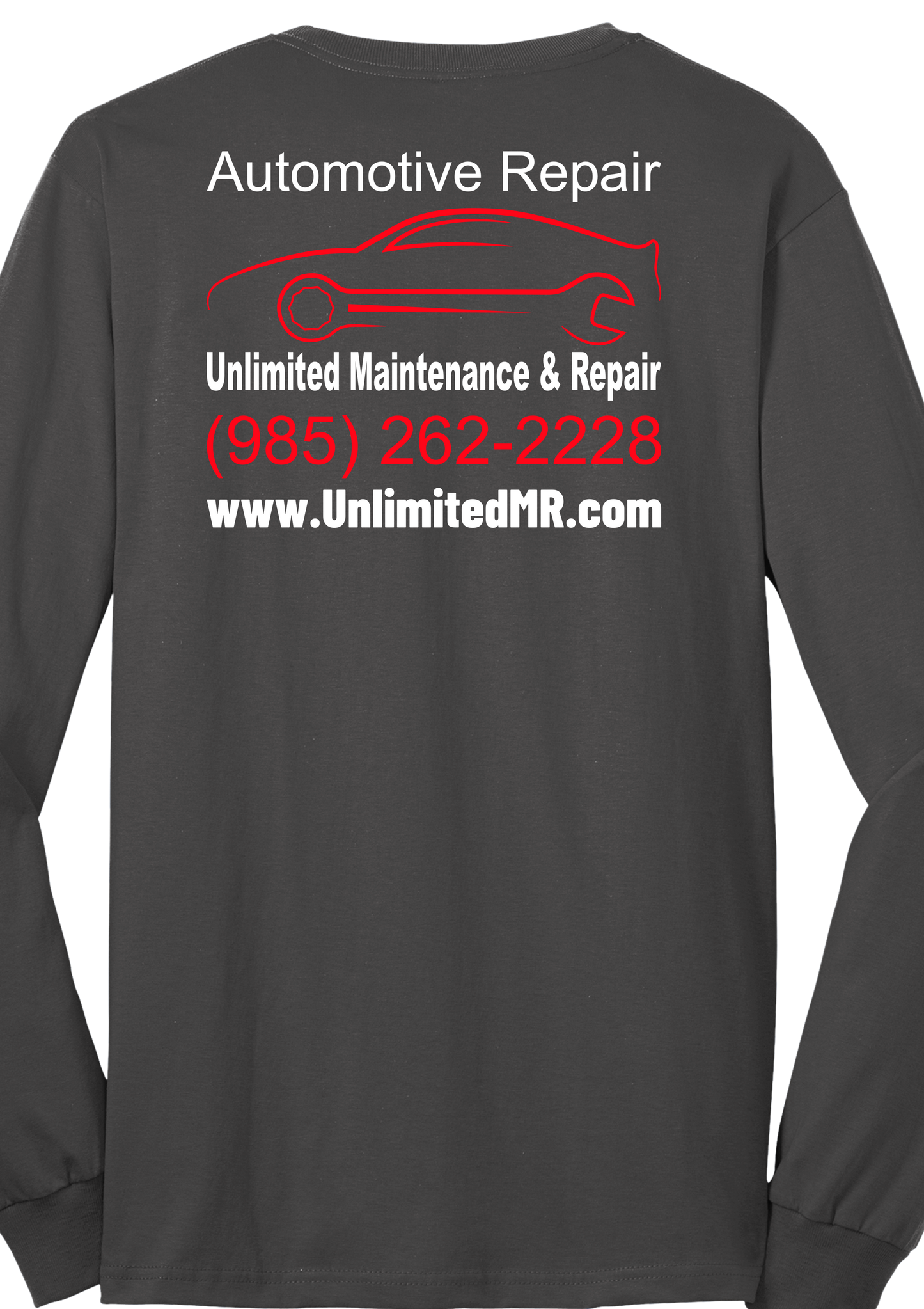 T-Shirt - Long Sleeve - Core Blend Tee PC55LS - Unlimited Maintenance and Repair