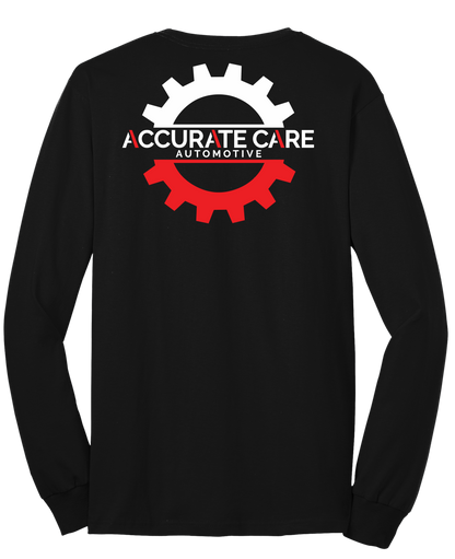 T-SHIRT Long Sleeve - Port & Co. Core Blend Tee PC55LS - Accurate Care Automotive