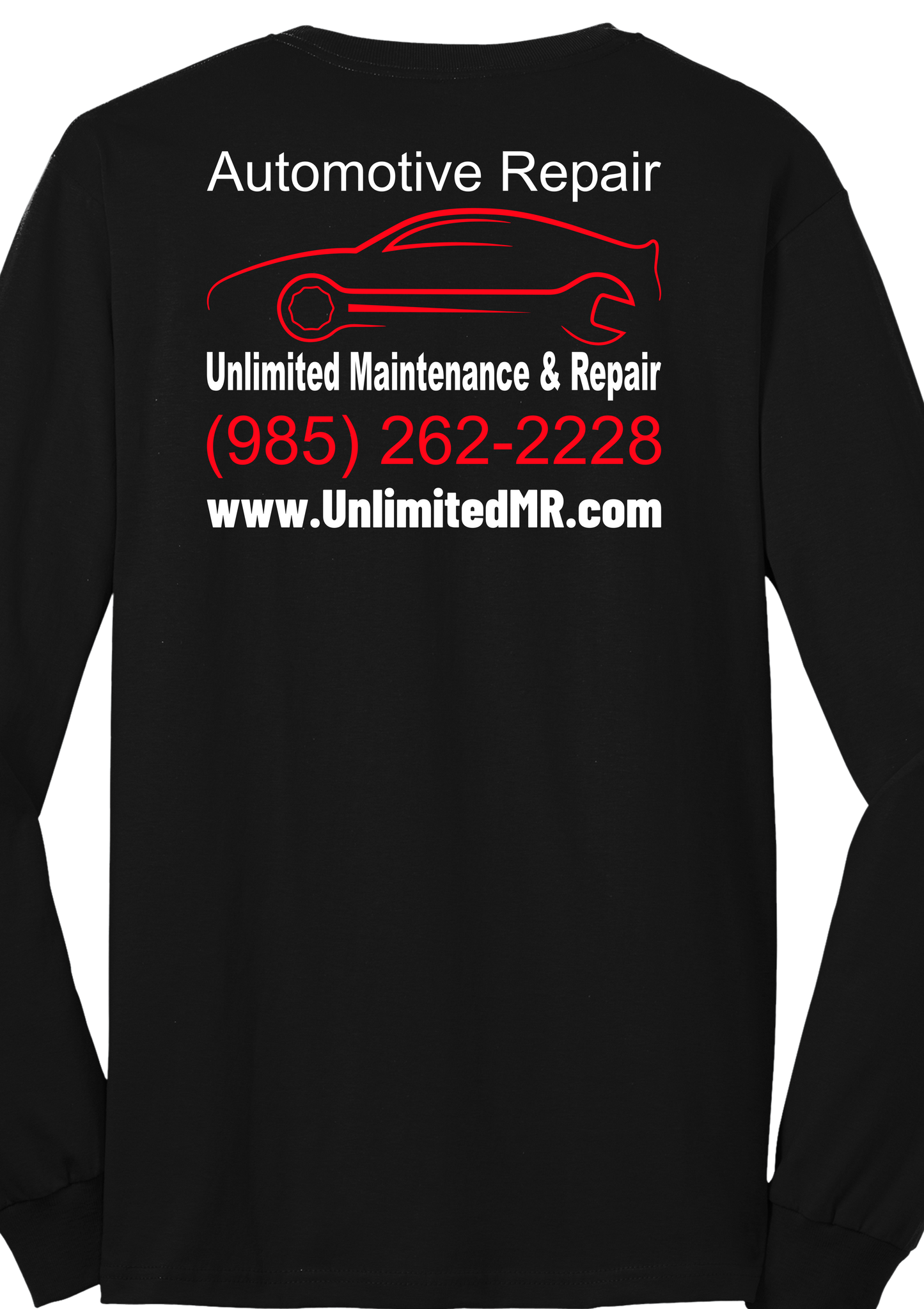 T-Shirt - Long Sleeve - Core Blend Tee PC55LS - Unlimited Maintenance and Repair