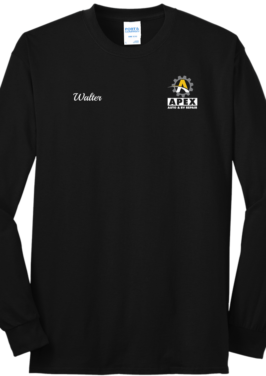 T-Shirt - Long Sleeve - Core Blend Tee PC55LS - Apex Auto and RV Repair