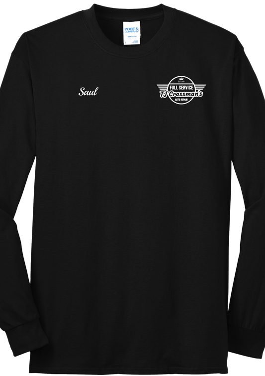 T-Shirt - Long Sleeve - Core Blend Tee PC55LS - TJ Crossman's Auto Repair