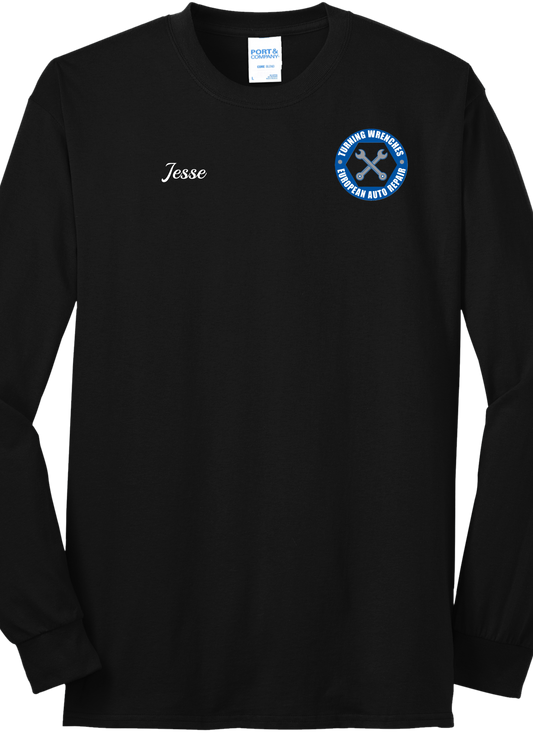 T-Shirt - Long Sleeve - Core Blend Tee PC55LS - Turning Wrenches European Auto Repair