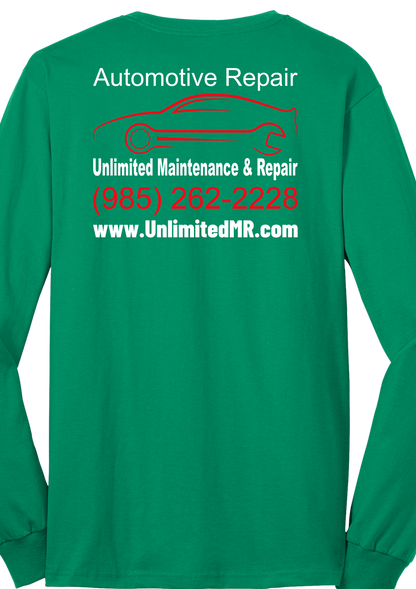 T-Shirt - Long Sleeve - Core Blend Tee PC55LS - Unlimited Maintenance and Repair