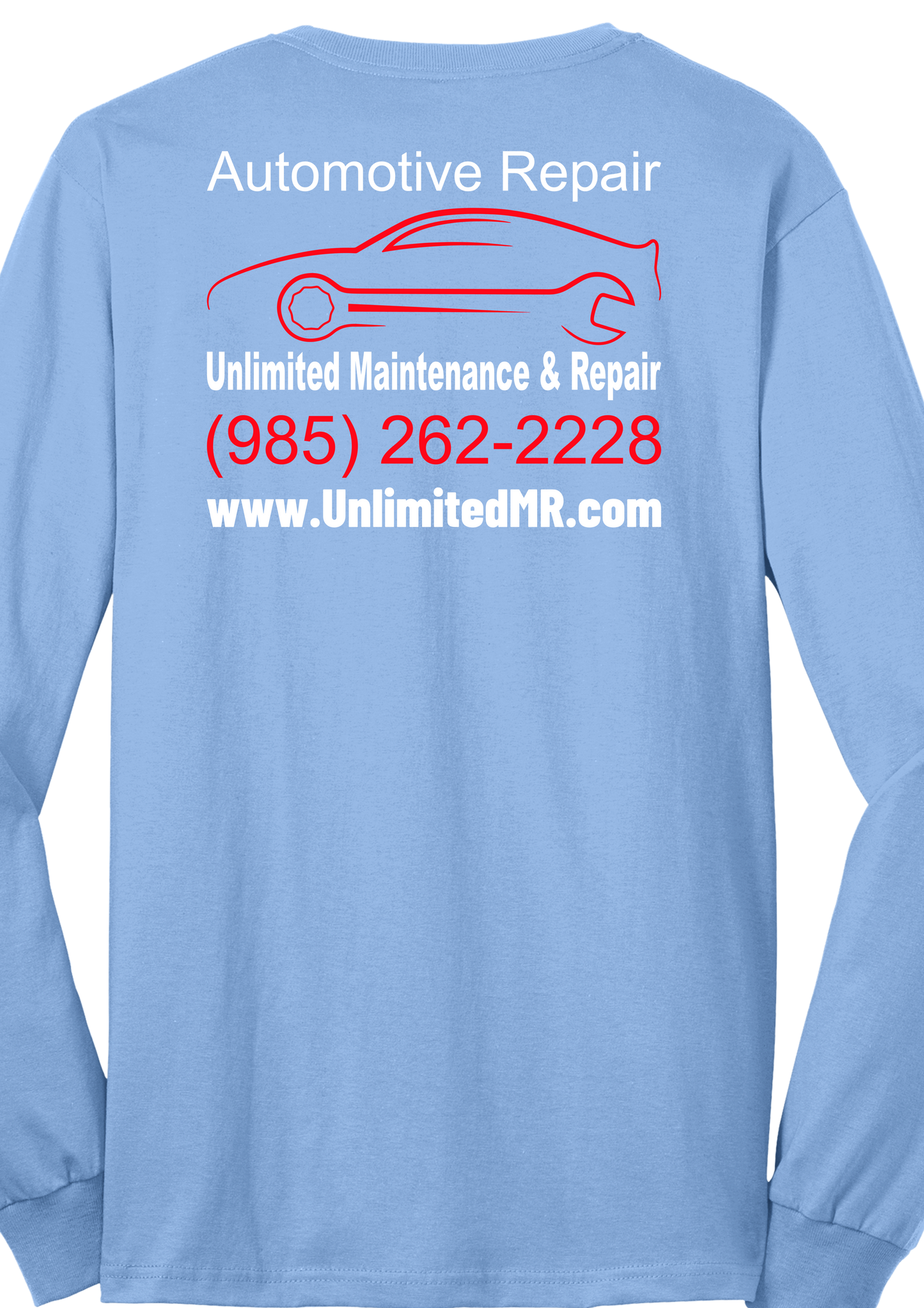 T-Shirt - Long Sleeve - Core Blend Tee PC55LS - Unlimited Maintenance and Repair