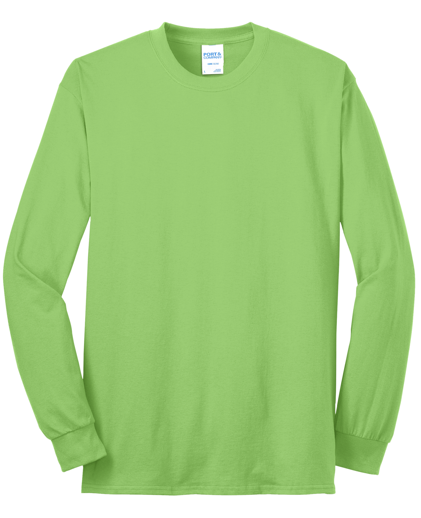 Economy T-Shirt - Long Sleeve - Core Blend Tee PC55LS - Technician Tees