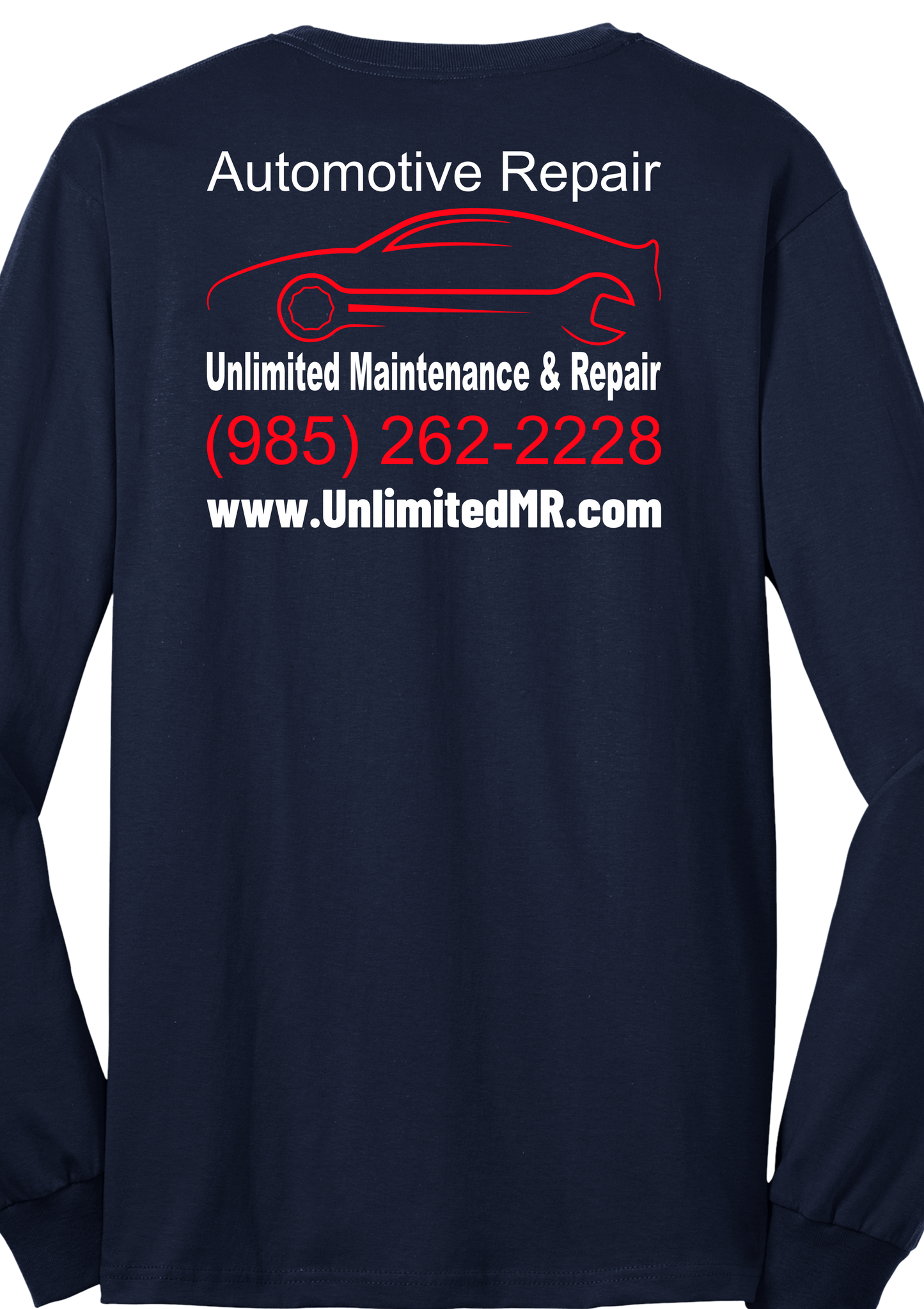 T-Shirt - Long Sleeve - Core Blend Tee PC55LS - Unlimited Maintenance and Repair