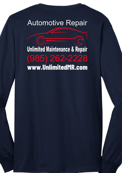 T-Shirt - Long Sleeve - Core Blend Tee PC55LS - Unlimited Maintenance and Repair