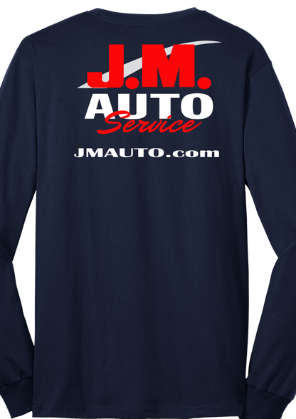 Long Sleeve T-Shirt - Port and Company Core Blend Tee PC55LS - JM Auto Service