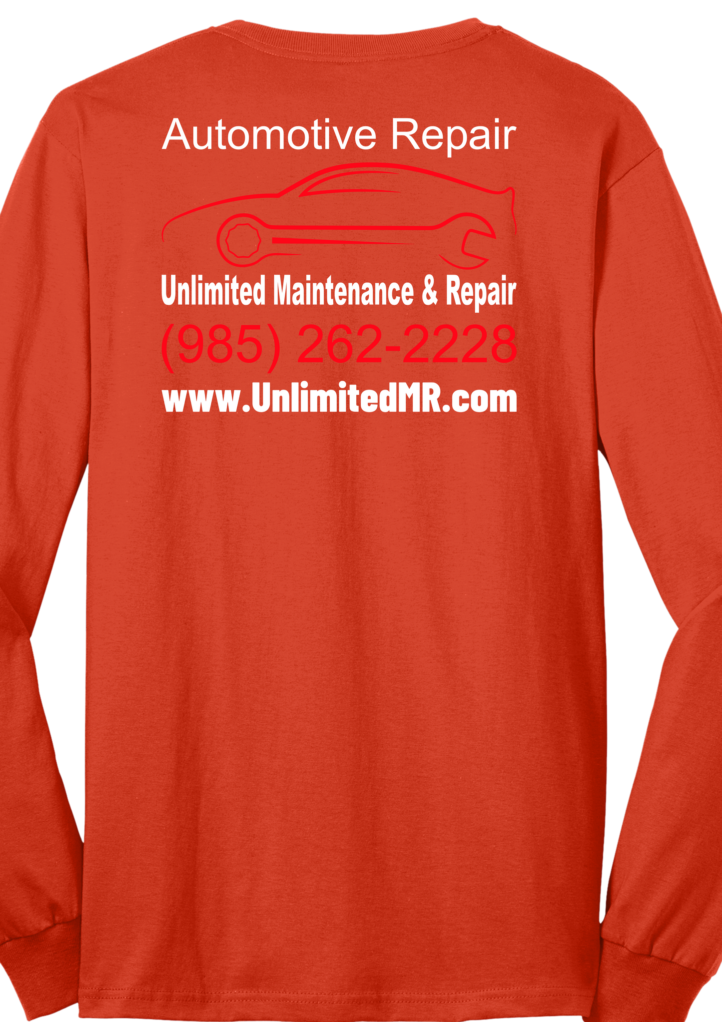 T-Shirt - Long Sleeve - Core Blend Tee PC55LS - Unlimited Maintenance and Repair