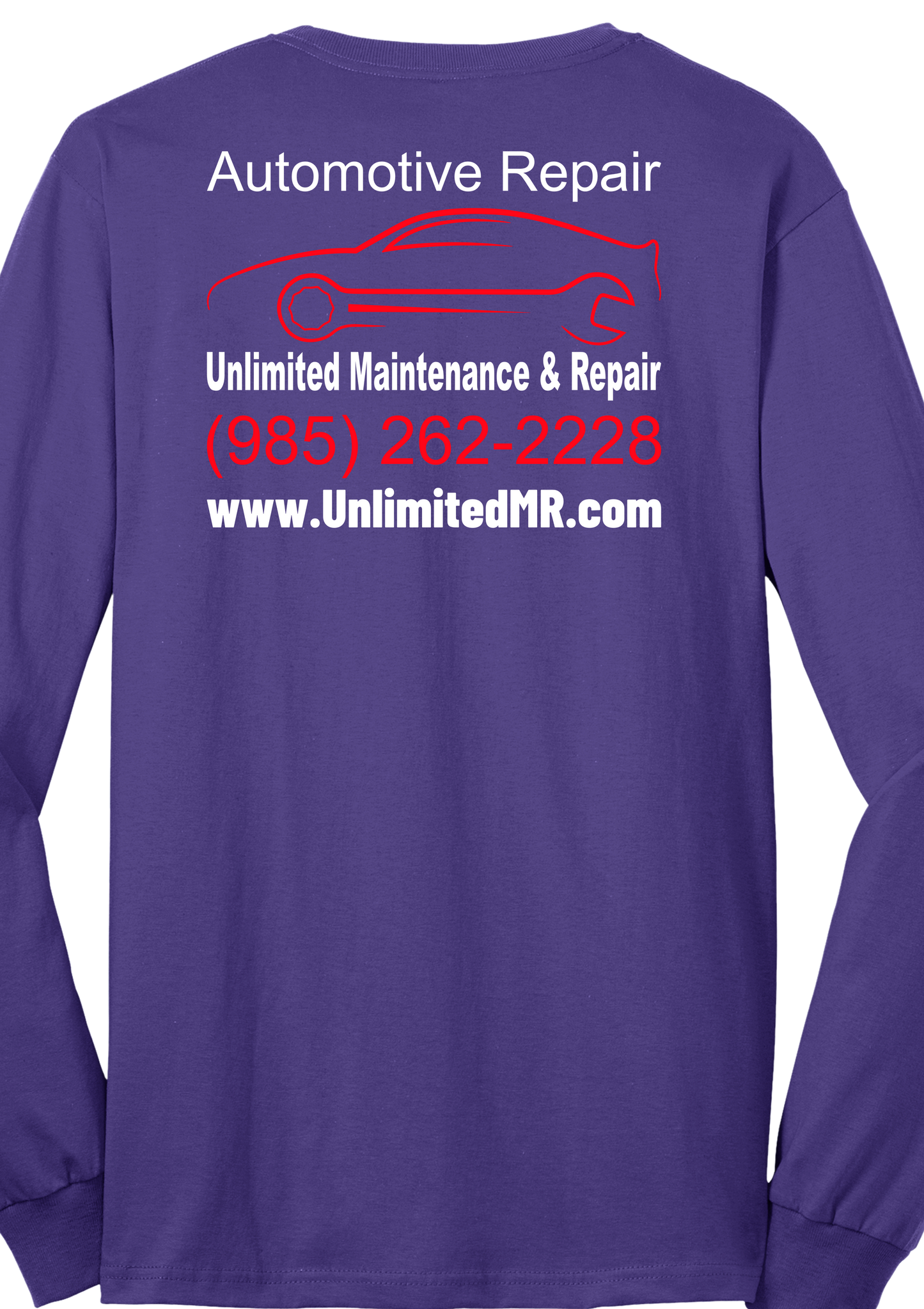 T-Shirt - Long Sleeve - Core Blend Tee PC55LS - Unlimited Maintenance and Repair