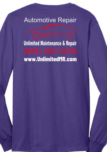 T-Shirt - Long Sleeve - Core Blend Tee PC55LS - Unlimited Maintenance and Repair