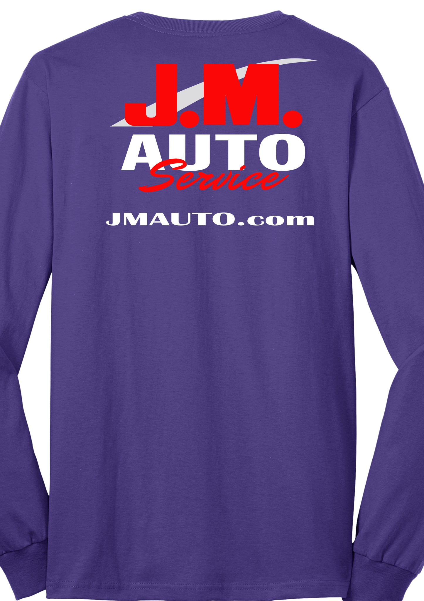 Long Sleeve T-Shirt - Port and Company Core Blend Tee PC55LS - JM Auto Service