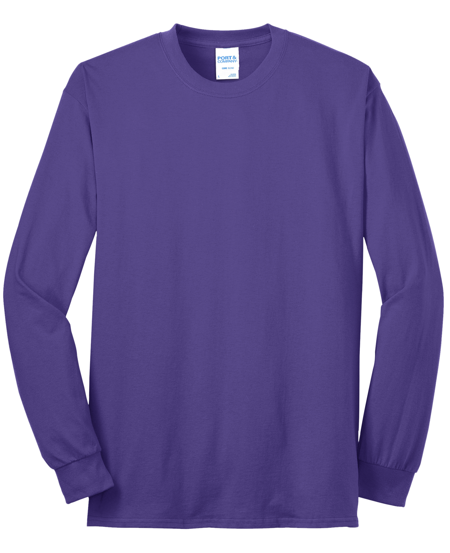 Economy T-Shirt - Long Sleeve - Core Blend Tee PC55LS - Technician Tees