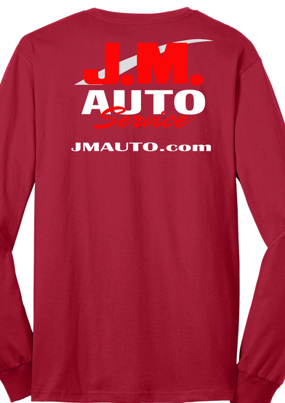 Long Sleeve T-Shirt - Port and Company Core Blend Tee PC55LS - JM Auto Service