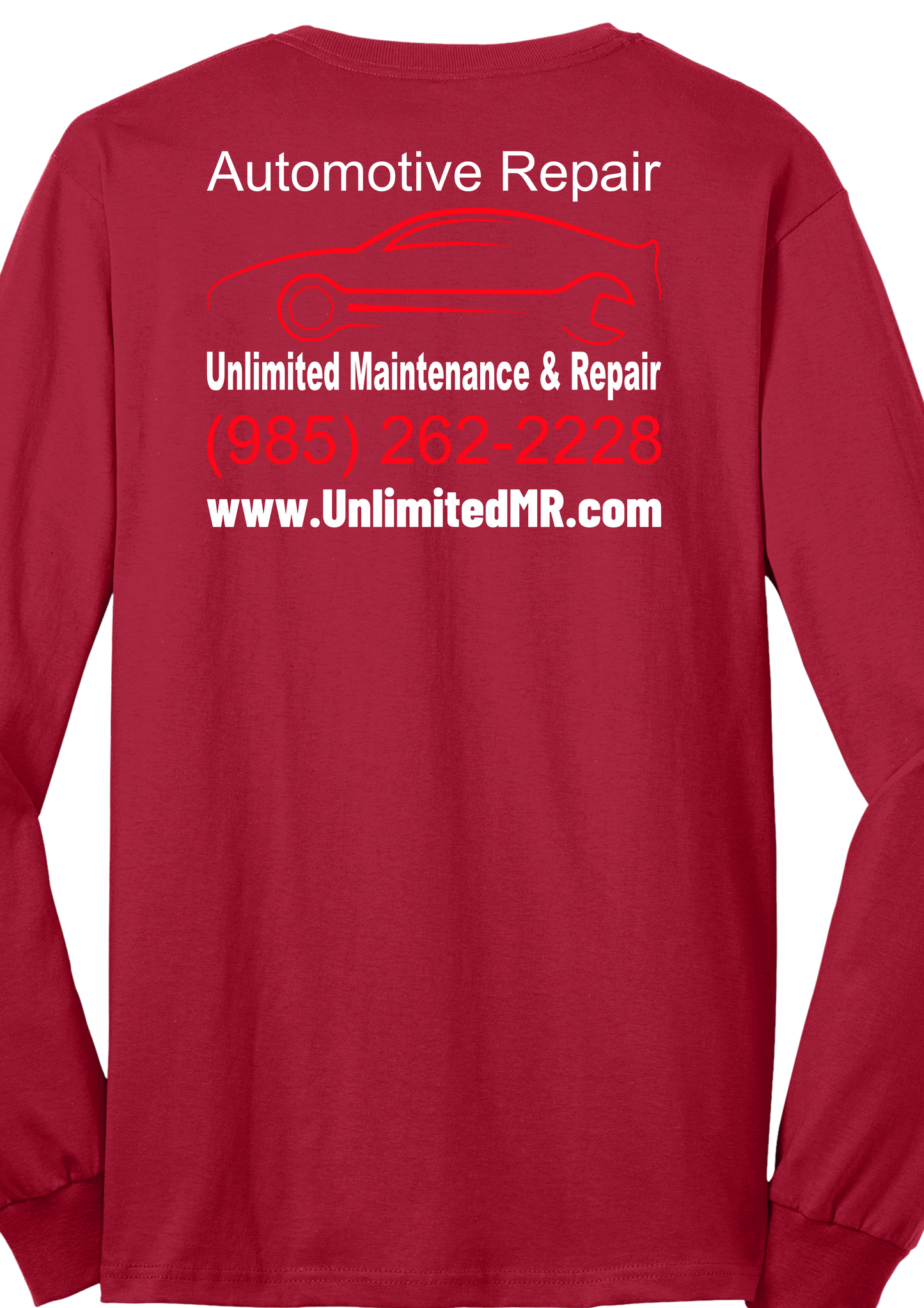 T-Shirt - Long Sleeve - Core Blend Tee PC55LS - Unlimited Maintenance and Repair