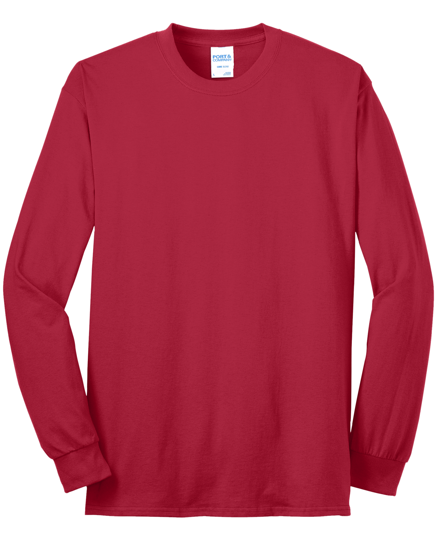 Economy T-Shirt - Long Sleeve - Core Blend Tee PC55LS - Technician Tees