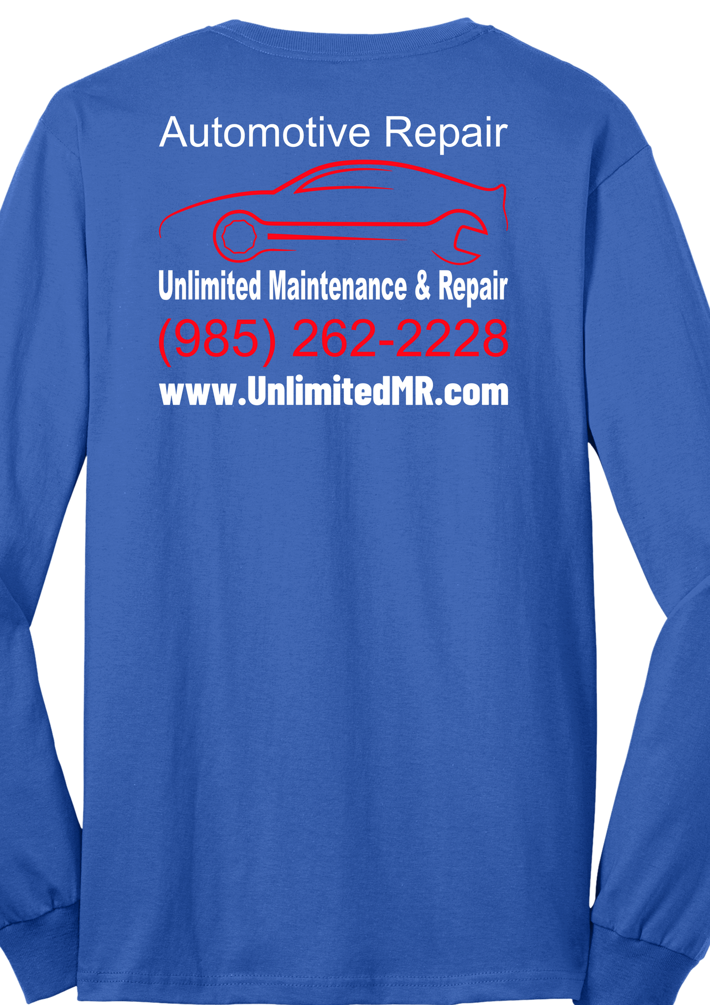 T-Shirt - Long Sleeve - Core Blend Tee PC55LS - Unlimited Maintenance and Repair