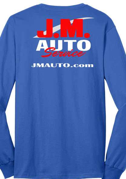 Long Sleeve T-Shirt - Port and Company Core Blend Tee PC55LS - JM Auto Service