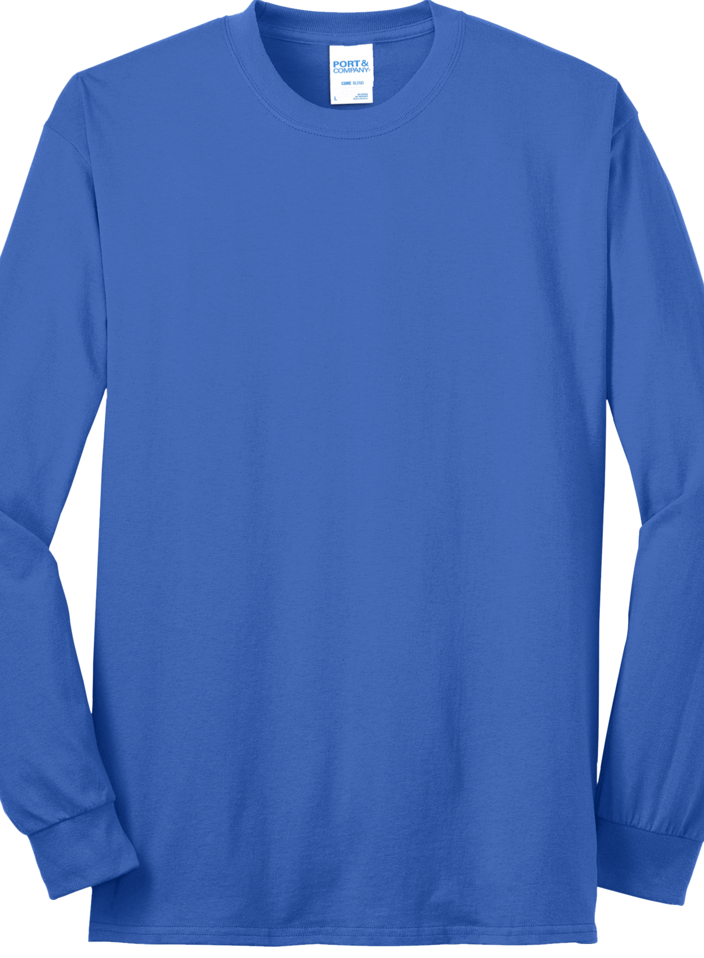 Economy T-Shirt - Long Sleeve - Core Blend Tee PC55LS - Technician Tees