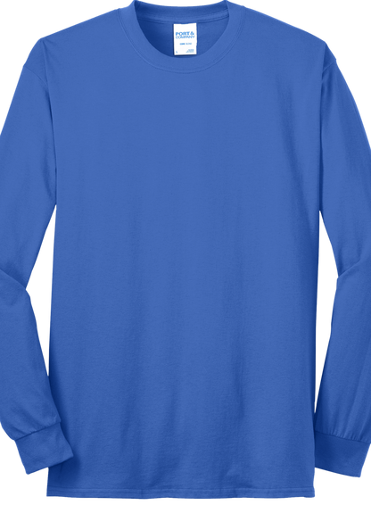Economy T-Shirt - Long Sleeve - Core Blend Tee PC55LS - Technician Tees