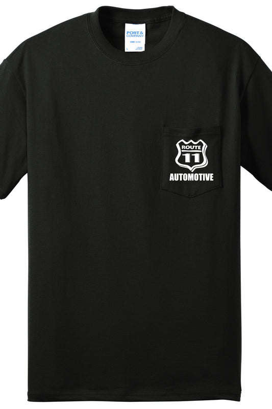 POCKET T-SHIRT - Port and Company Pocket Tee PC55P - Route 11 Automotive