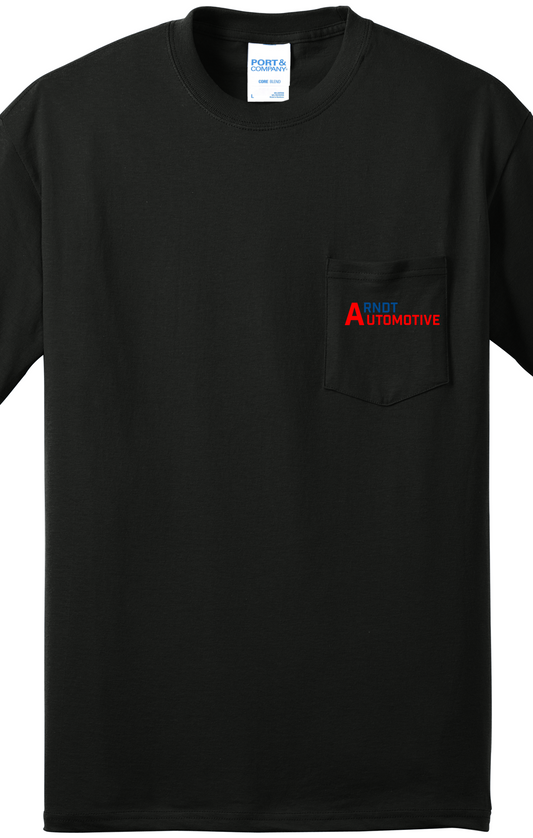 POCKET T-SHIRT - Port and Company Pocket Tee PC55P - ARNDT Automotive