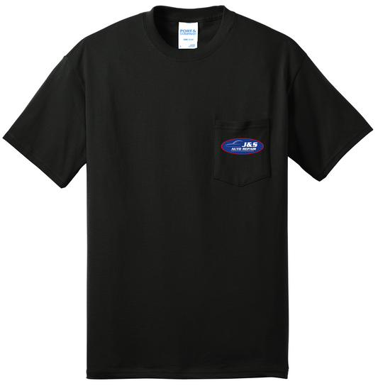 T-SHIRT POCKET BLEND -  PC55P - J and S Auto Repair