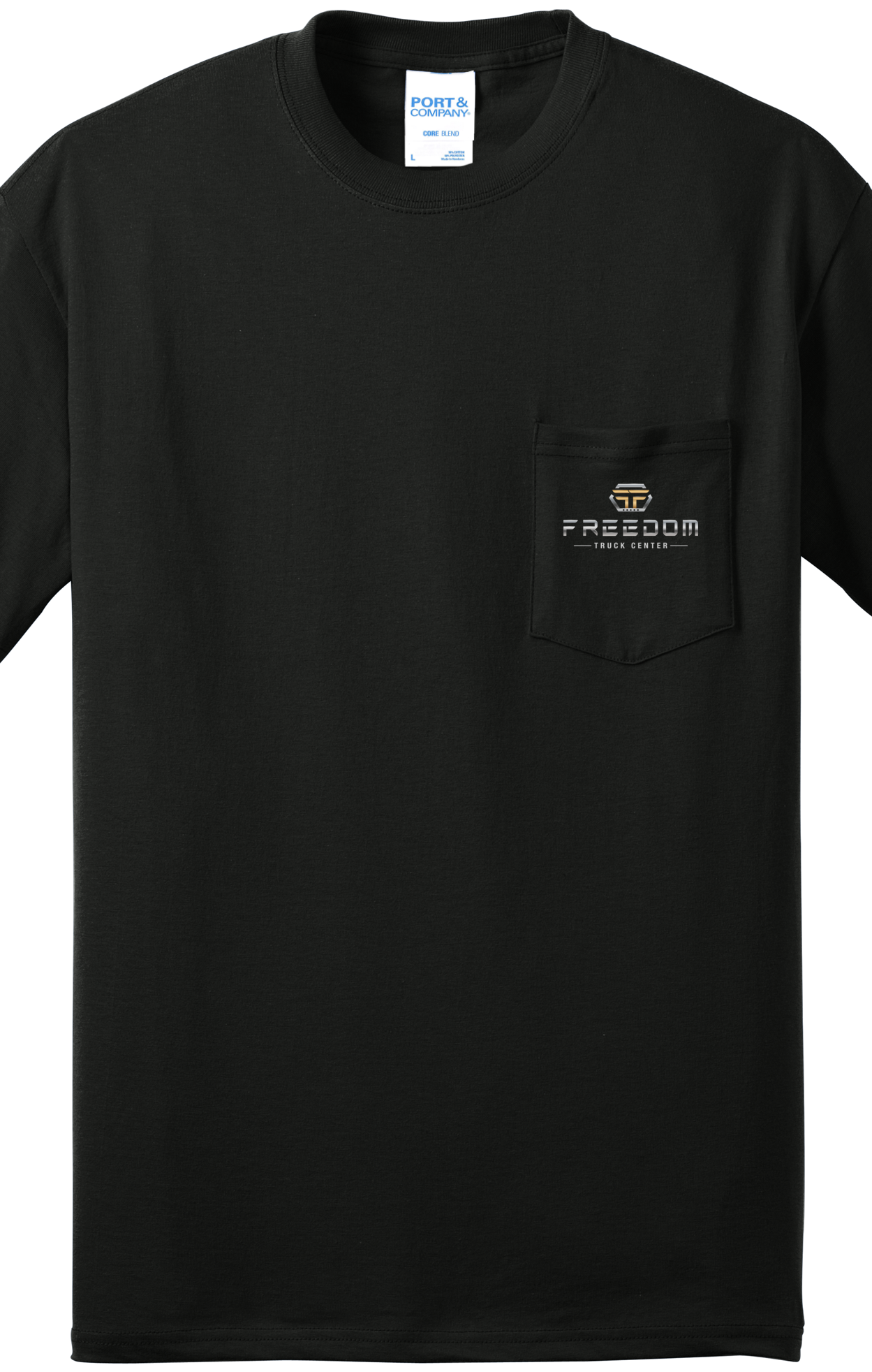 Pocket T-Shirt - Core Blend Pocket Tee PC55P - Freedom Truck Center