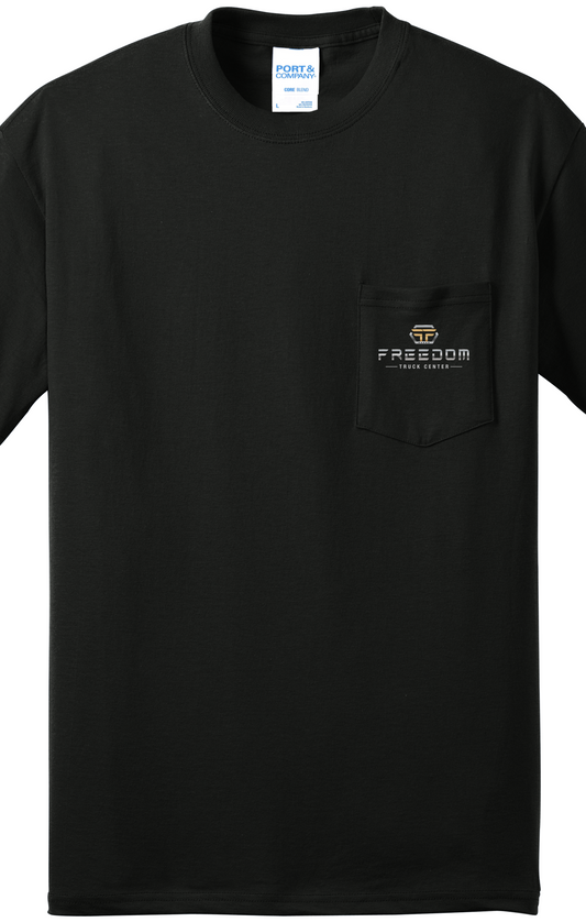 Port & Company® Core Blend Pocket Tee PC55P - Freedom Truck Center