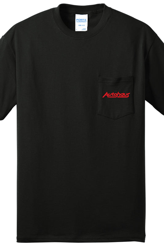 POCKET T-SHIRT - Port and Company Pocket Tee PC55P - Autohaus