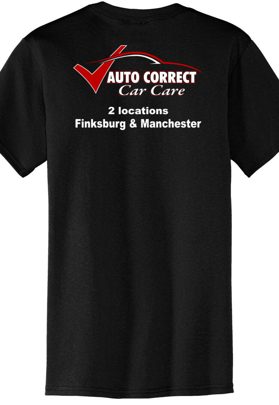 Economy Pocket T-Shirt - Port & Co. Core Blend Pocket Tee PC55P - Auto Correct Car Care