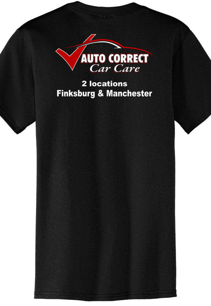 Economy Pocket T-Shirt - Port & Co. Core Blend Pocket Tee PC55P - Auto Correct Car Care