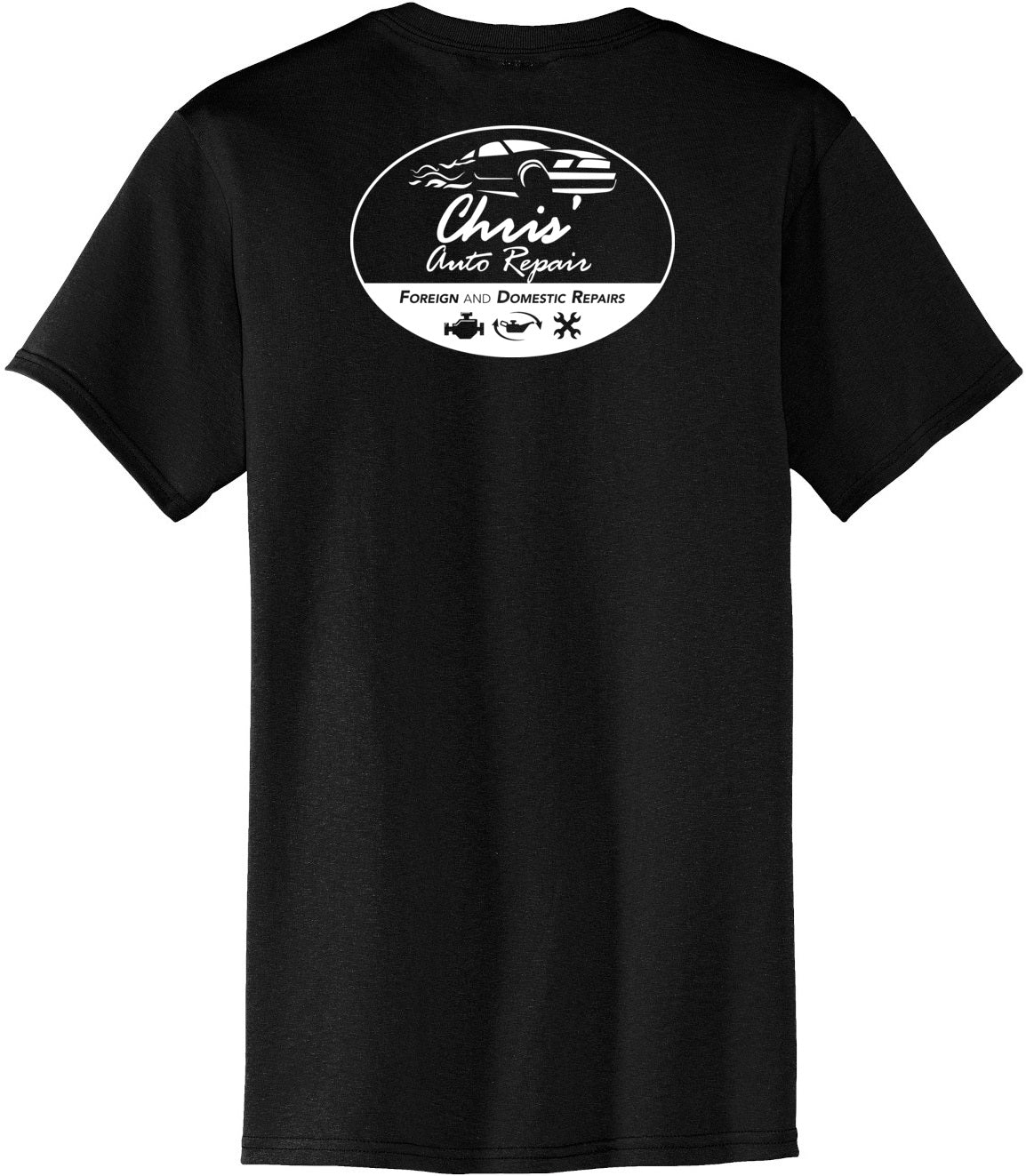 Pocket T-Shirt - Core Blend Pocket Tee PC55P - Chris Auto Repair