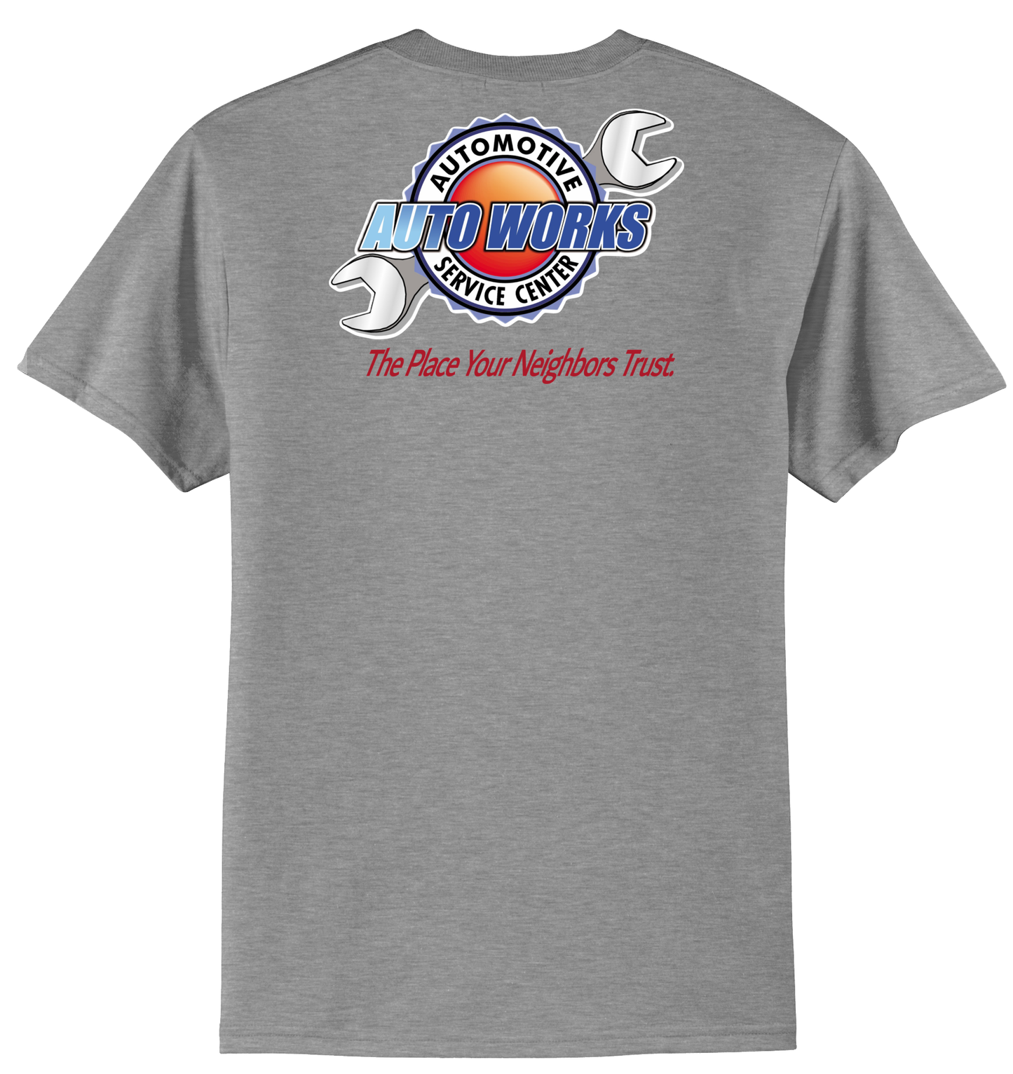 T-Shirt - Tall Core Blend Tee PC55T - Auto Works Automotive Service Center