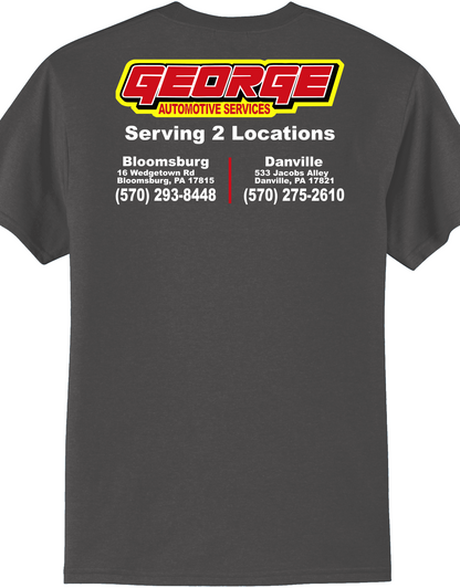 Economy T-Shirt - Port & Co. Core Blend Tee PC55 - George Automotive Services