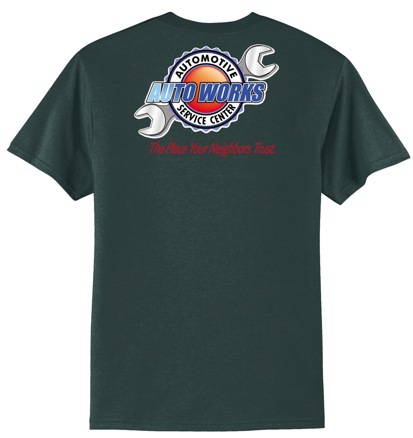 T-Shirt - Tall Core Blend Tee PC55T - Auto Works Automotive Service Center