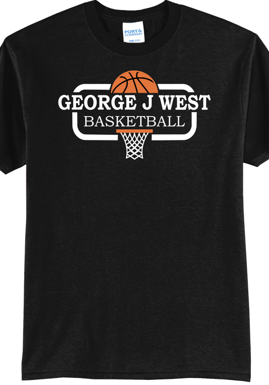 T-Shirt - Core Blend Tee PC55 - George J West - Basketball