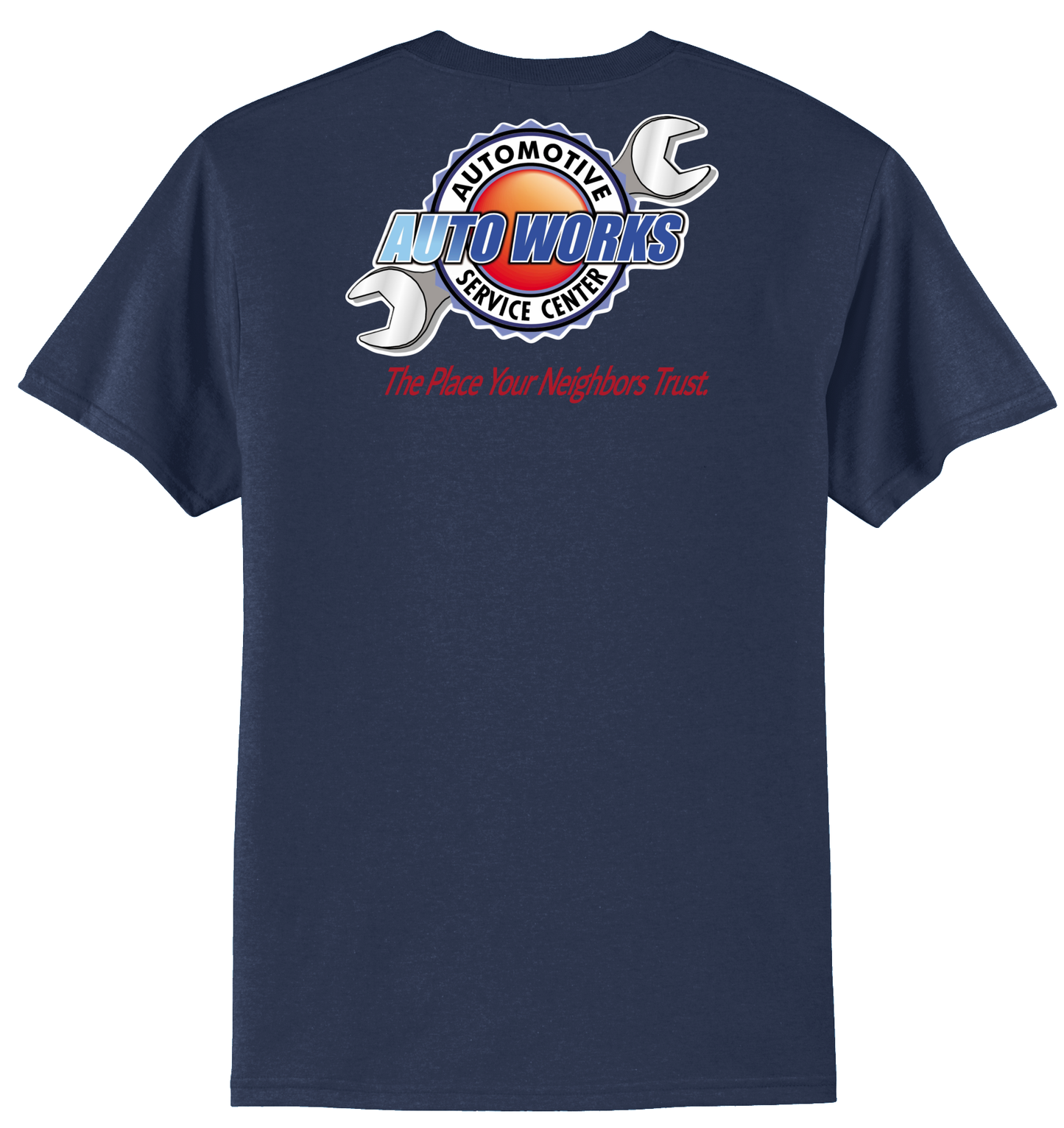 T-Shirt - Tall Core Blend Tee PC55T - Auto Works Automotive Service Center