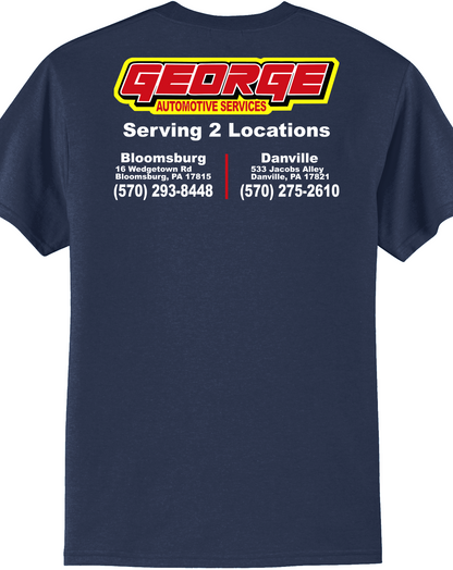 Economy T-Shirt - Port & Co. Core Blend Tee PC55 - George Automotive Services