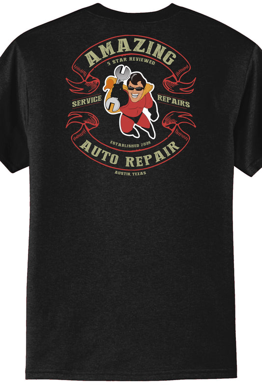 T-Shirt - Core Blend Tee PC55 - Amazing Auto Repair