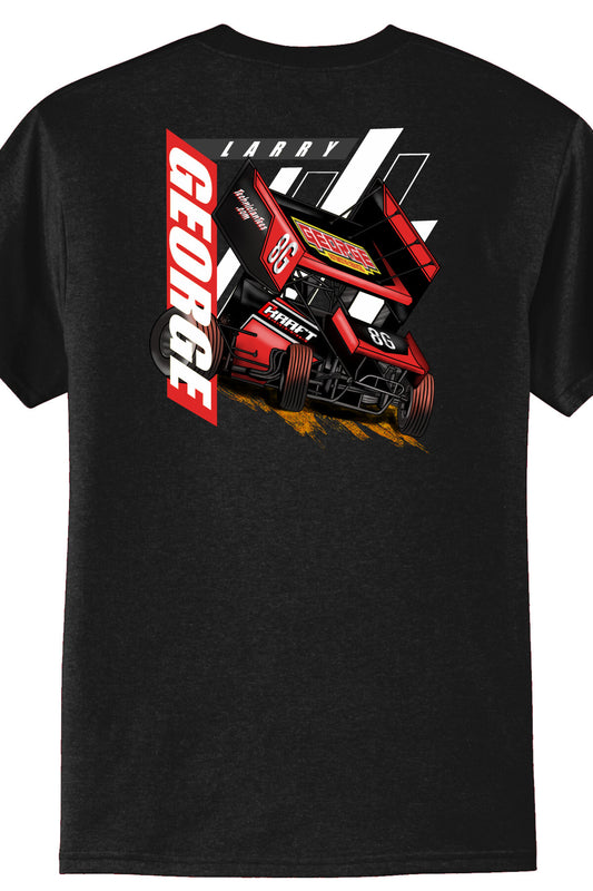 T-SHIRT - Port and Company Core Blend Tee PC55 - Larry George Racing