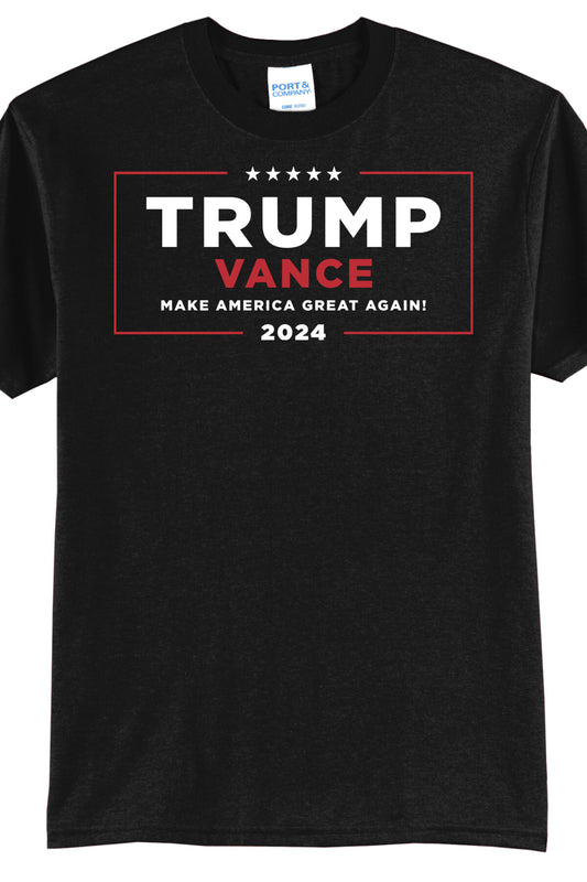 T-SHIRT - Trump 2024 Core Blend Tee PC55