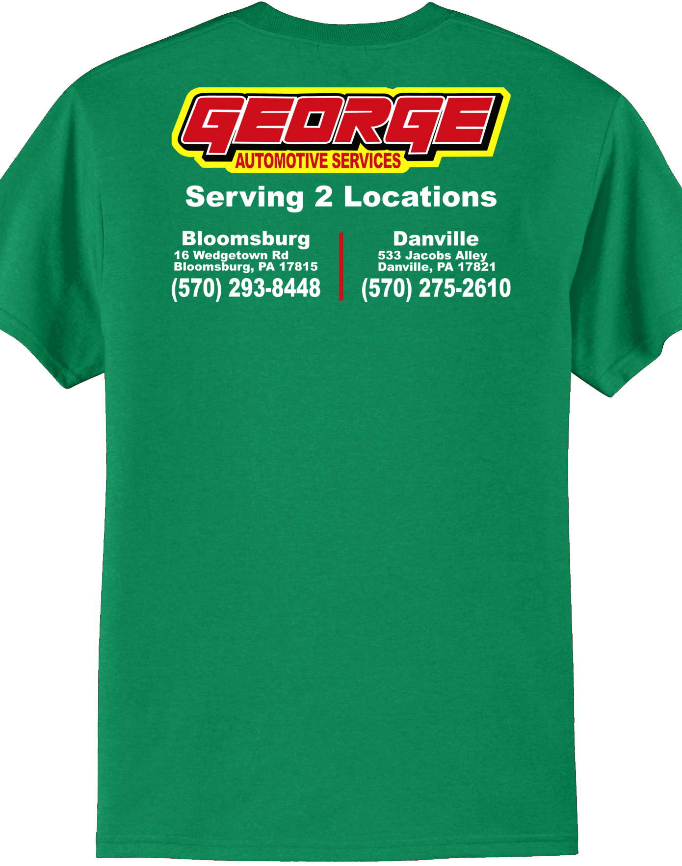 Economy T-Shirt - Port & Co. Core Blend Tee PC55 - George Automotive Services