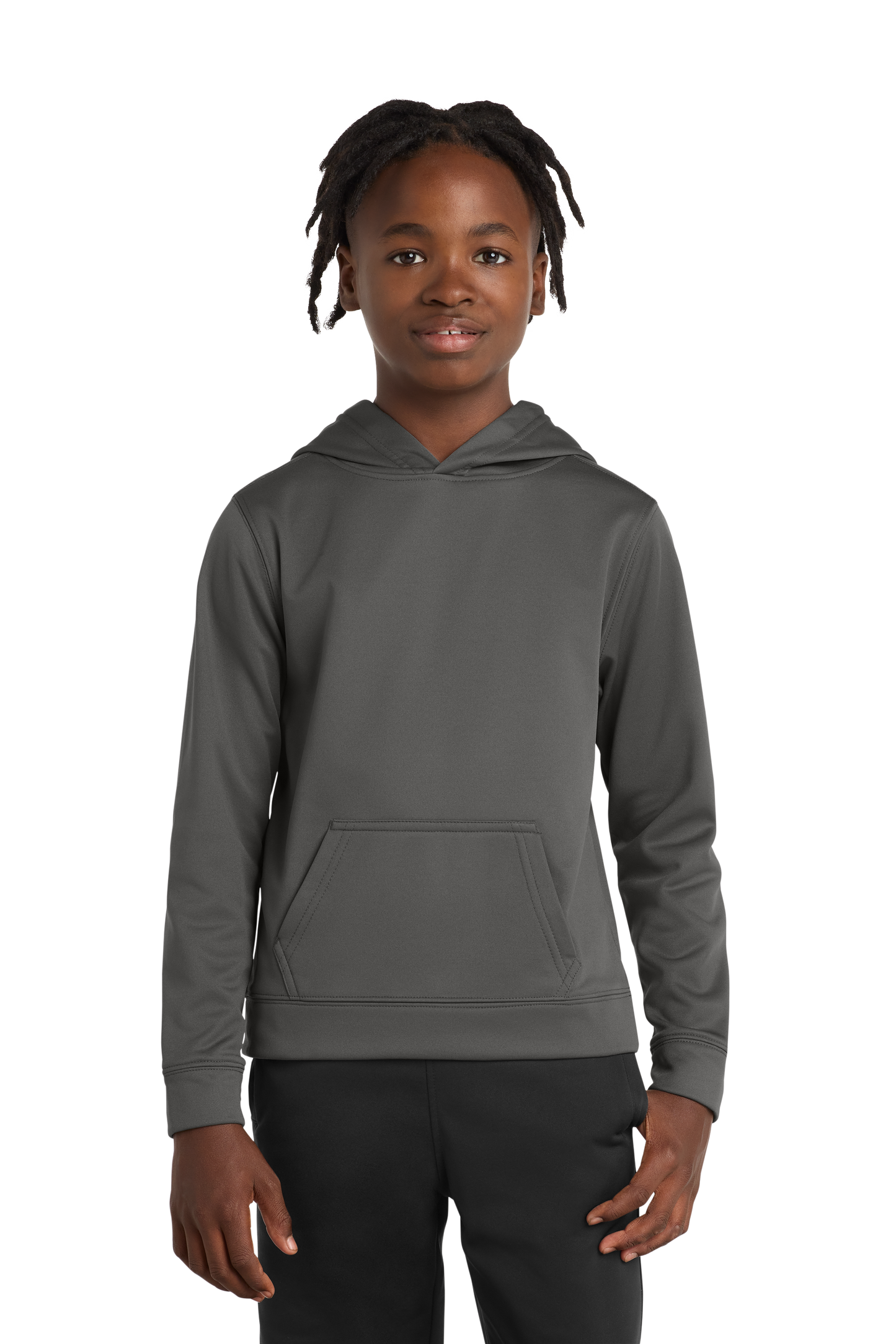 Premium Youth Hoodie - Port & Co Youth Core Fleece Pullover Hooded Sweatshirt PC590YH